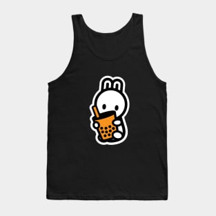 Bunny Rabbit Bubble Thai Milk Tea Boba Pearl Drink Animal Tank Top